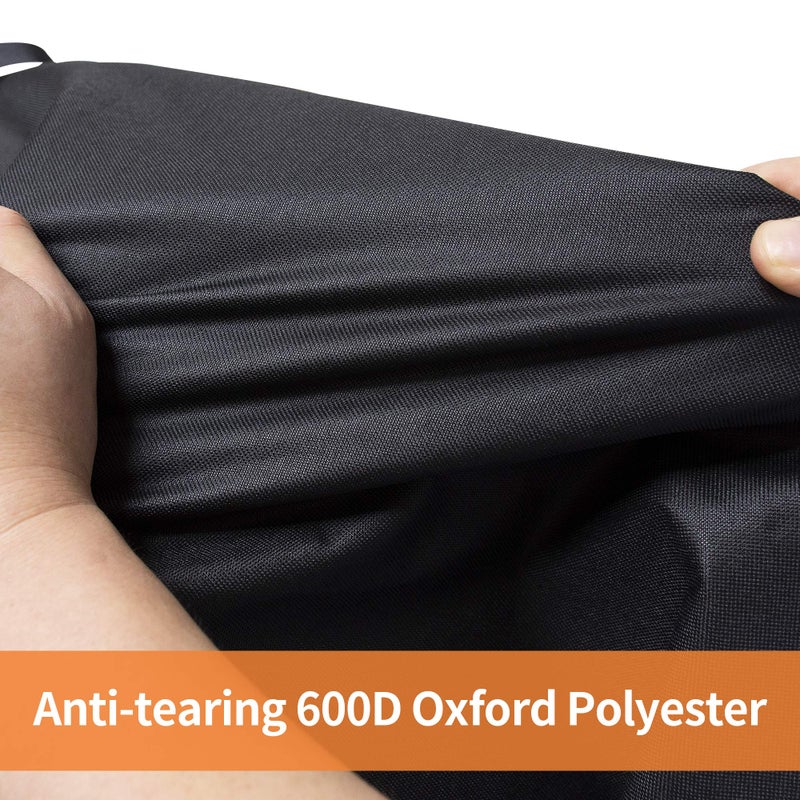 iCover i COVER Round Grill Cover-34(Dia) x41(Tall) Heavy Duty Water Proof Outdoor Canvas BBQ Grills Covers Dome Smoker Protection for Char-Griller Akorn kamado Smokers or Similar Size Griddle - Image 2